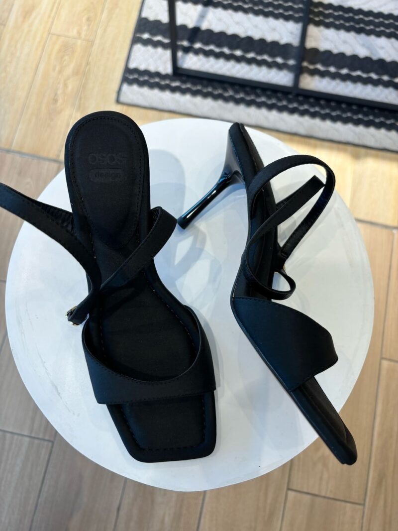 Sandales à Talon - Noir – Image 3