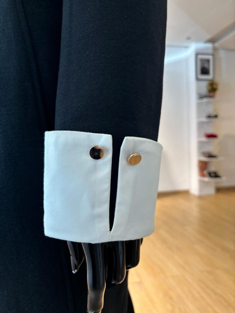 KAREN MILLEN - Robe à Col - Noir et Blanc – Image 3