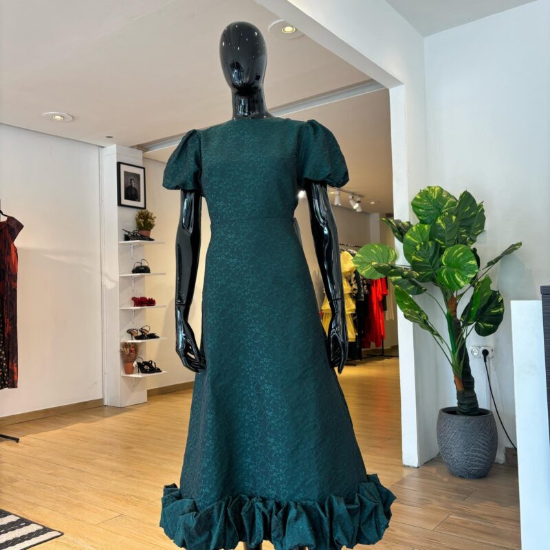 SISTER JANE - Robe Texturée - Vert Emeraude