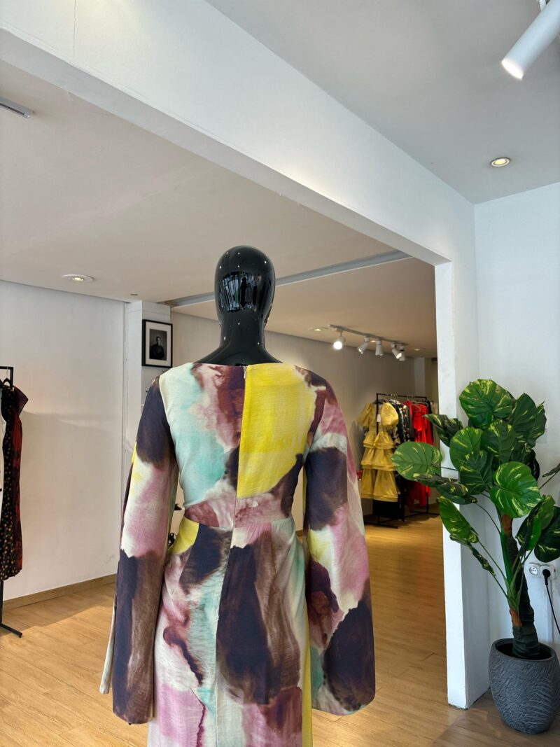 ASOS - Robe Drapée - Imprimé Multi – Image 4