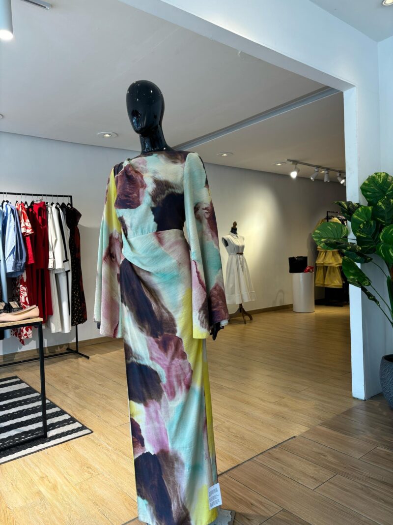 ASOS - Robe Drapée - Imprimé Multi – Image 2