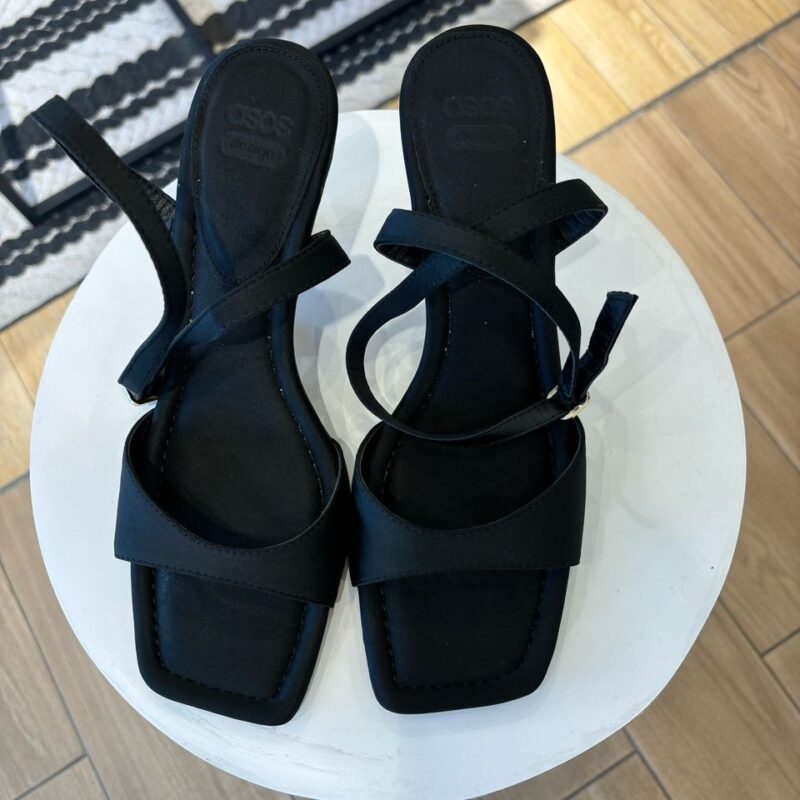 Sandales à Talon - Noir