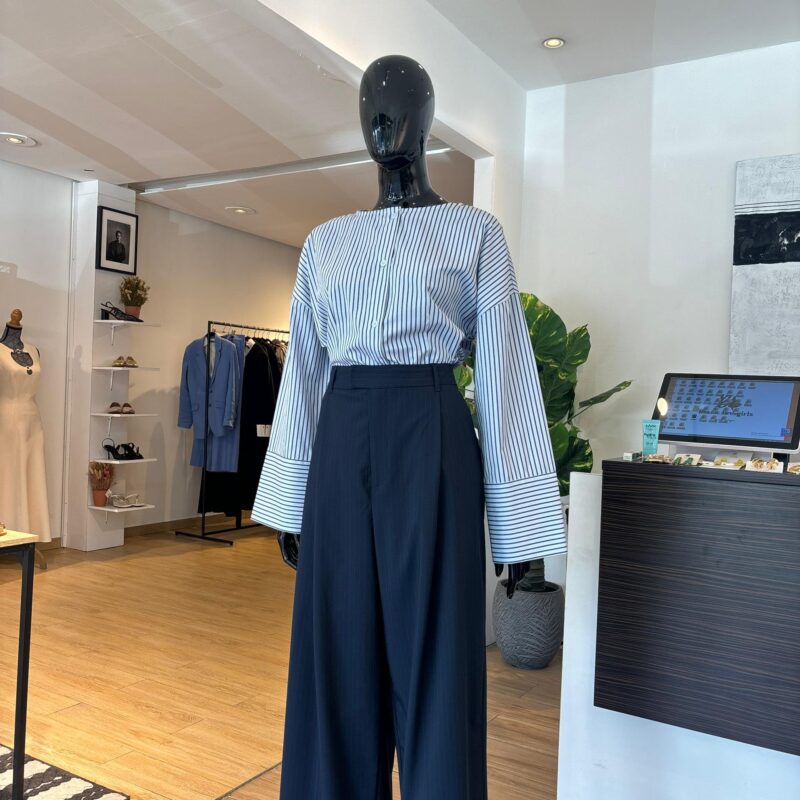 Blouse à Rayures - Bleu