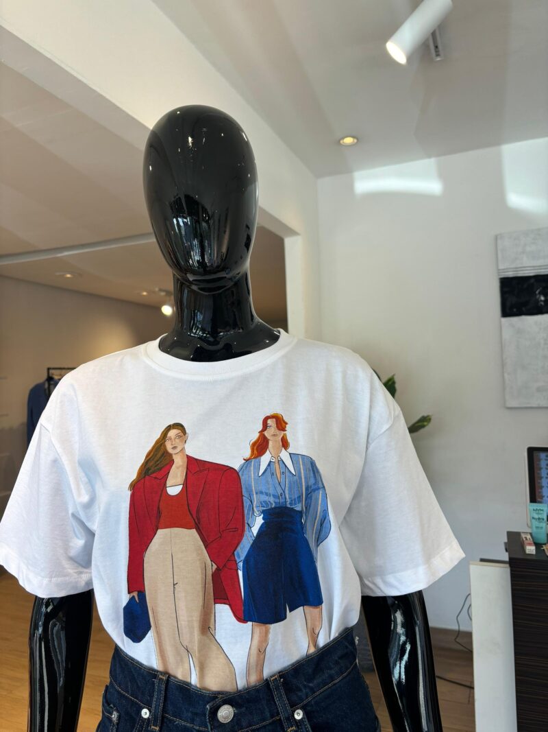 Tee-Shirt Imprimé Fille - Blanc – Image 2