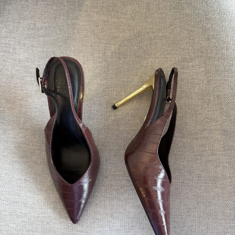 Escarpins croco